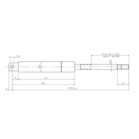 MUELLE A GAS 2000N